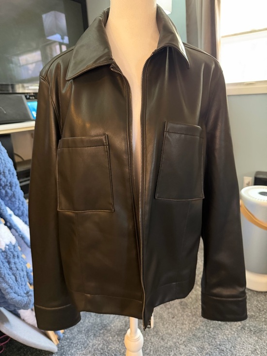 Banana Republic Jackets & Blazers - NWT Banana Republic Vegan Leather Jacket, Large